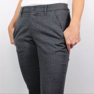 Rag & Bone Skinny Gray Stretch Wool Trousers 873